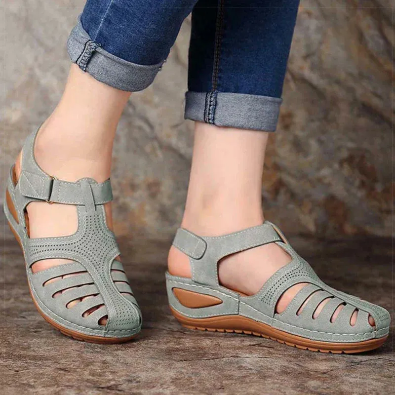Irene™ - Classic Summer Wedge Sandals