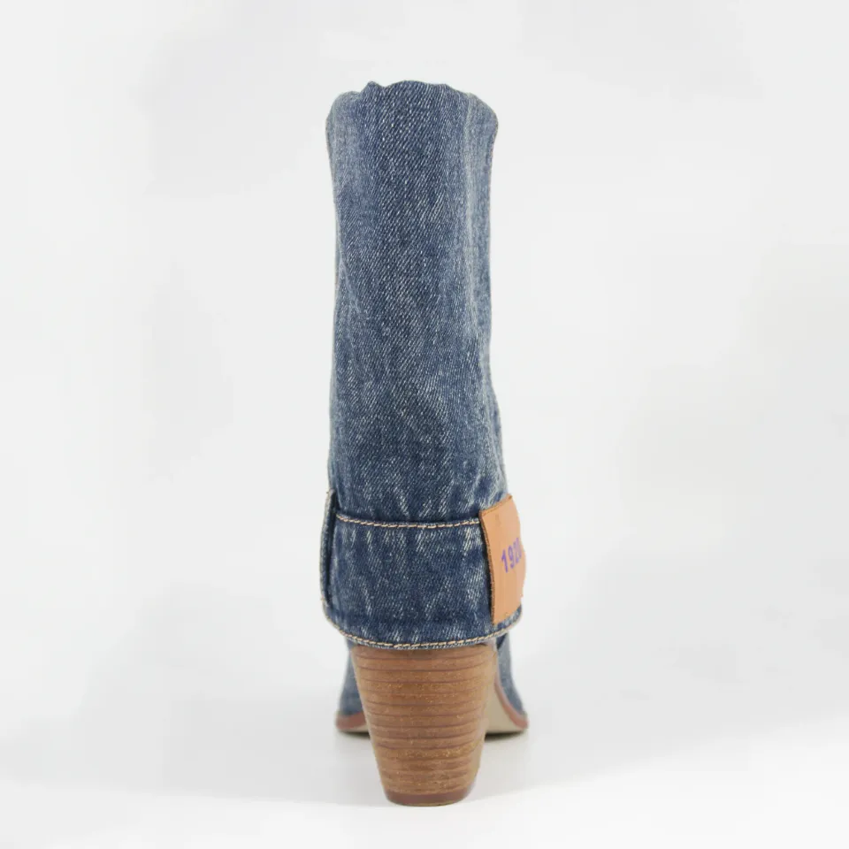Jean Denim  Cowboy Boots