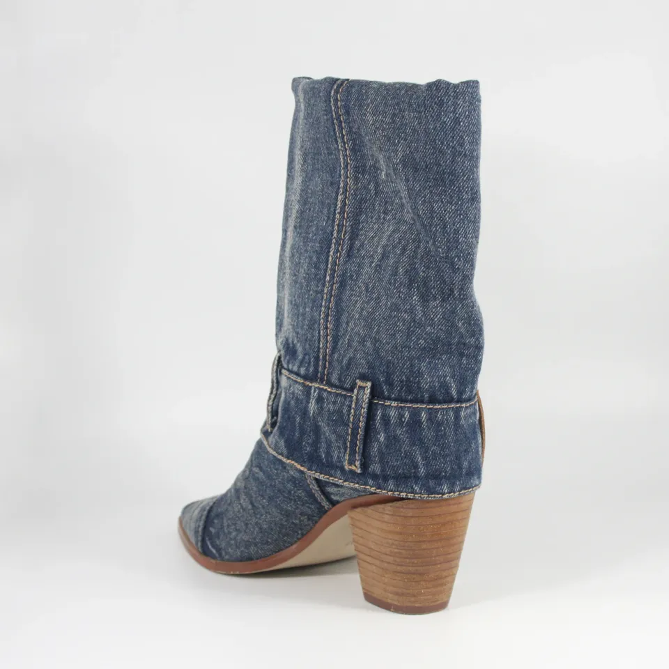 Jean Denim  Cowboy Boots