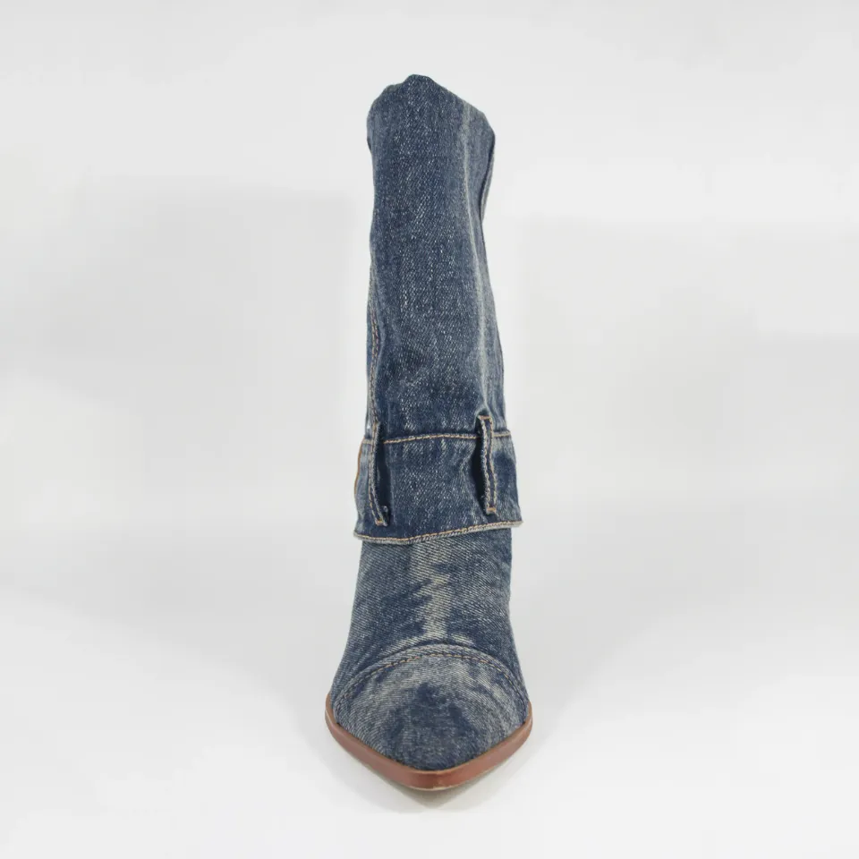 Jean Denim  Cowboy Boots
