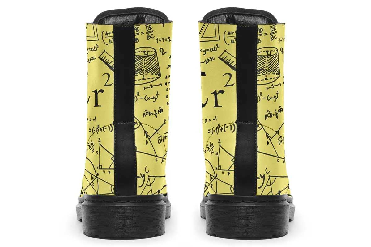 Math Pattern Boots