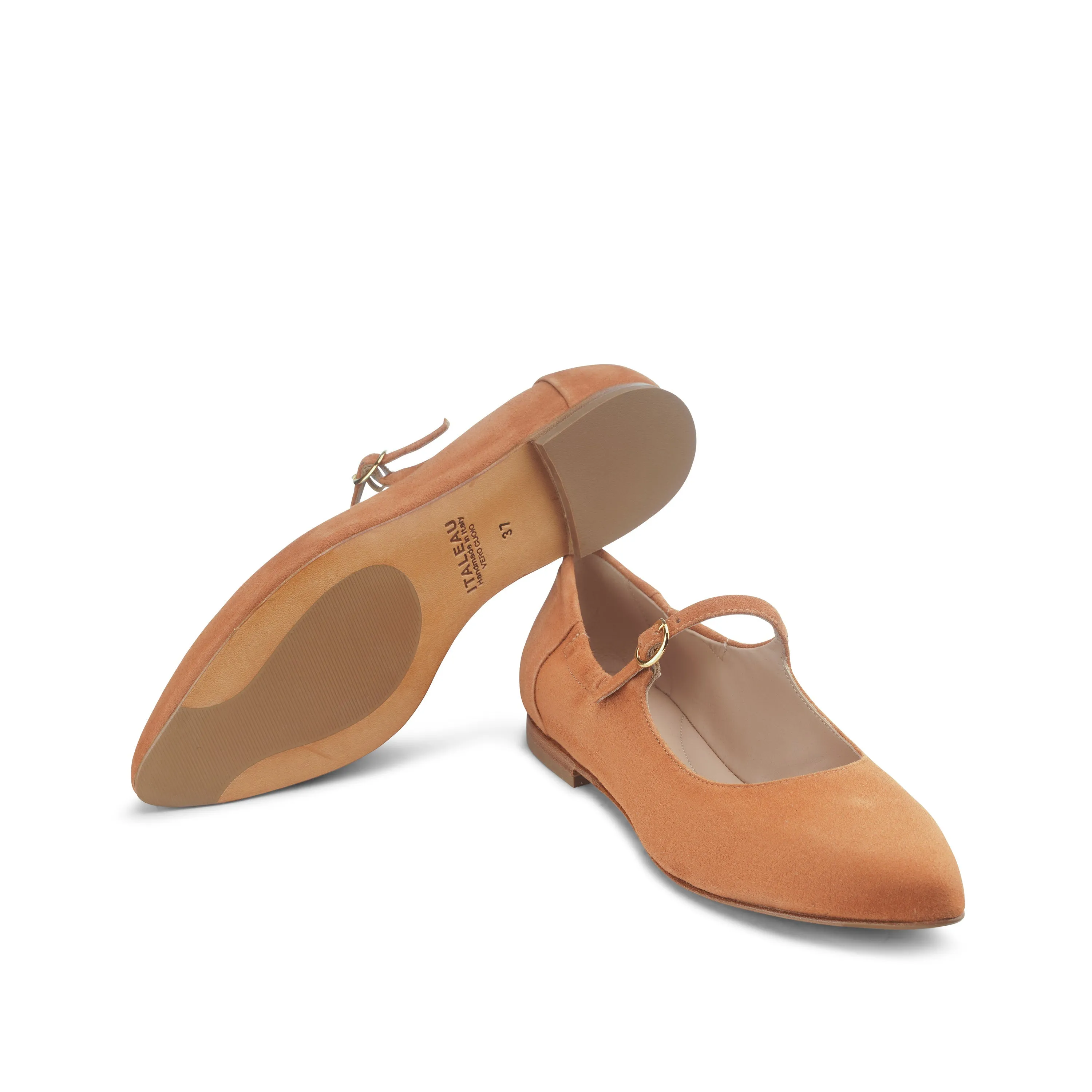Melia Flexlite Flats Cuoio
