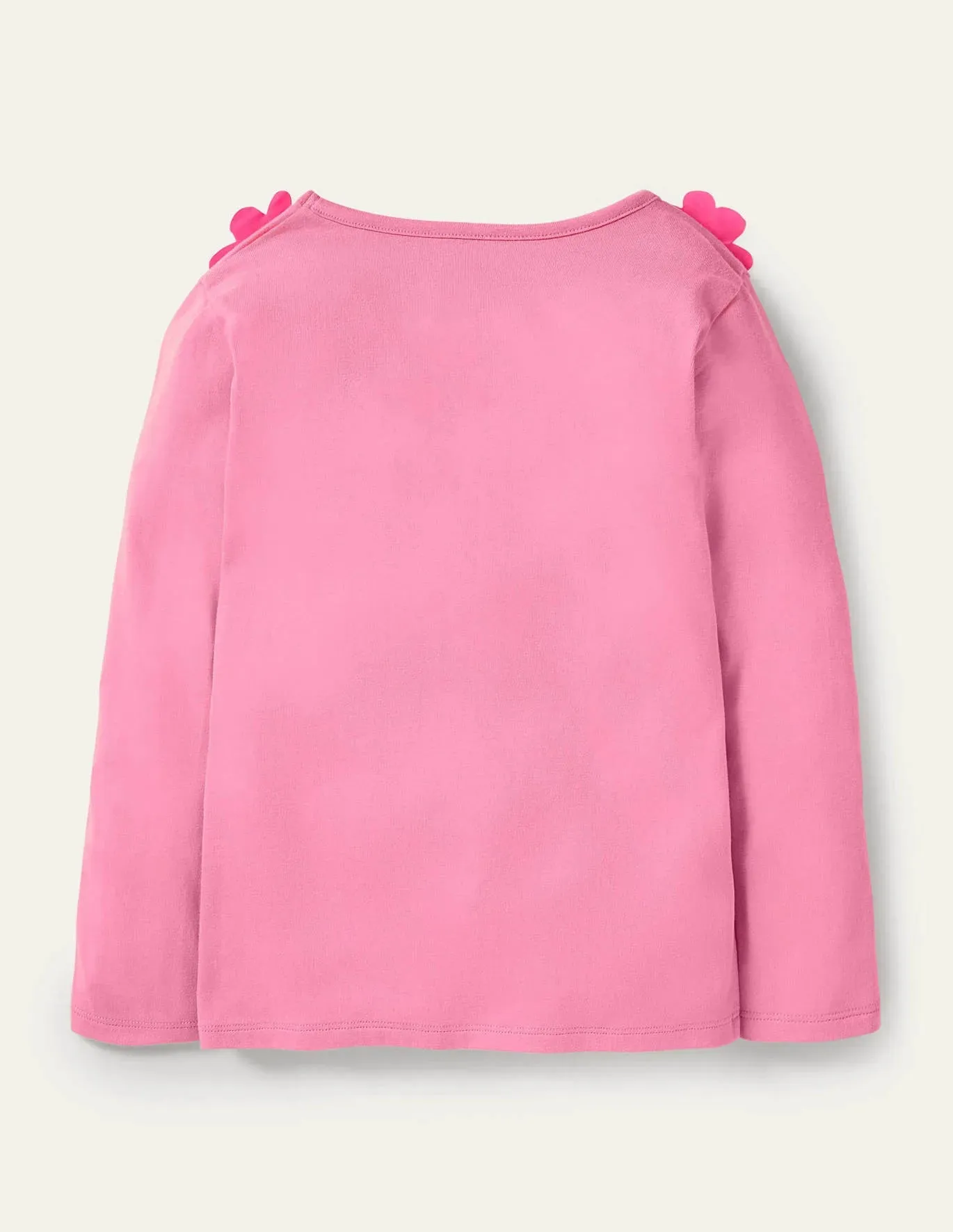 Mini Boden Girl's Flutter T-shirt in Pink Lemonade Flowers
