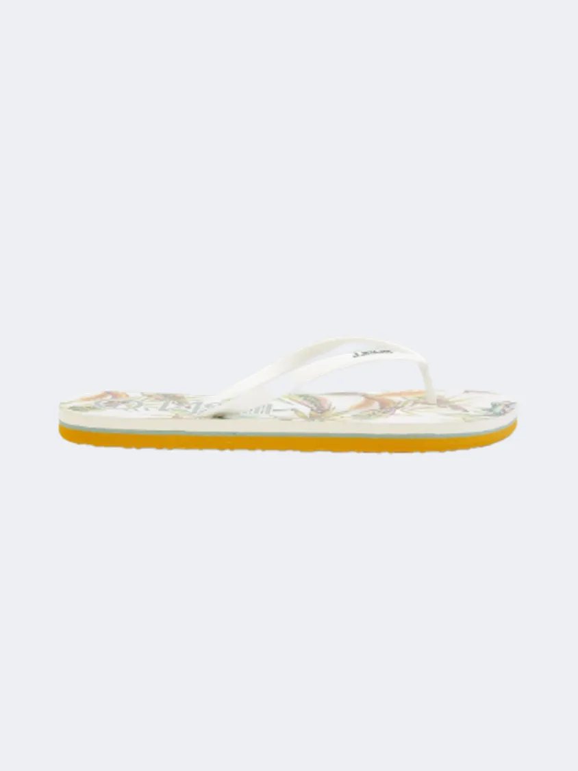 O&#39;Neill Profile Graphic  Women Beach Slippers White Tropical