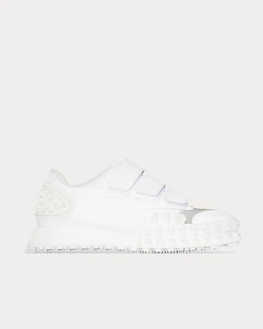 RE-CYCLE Racing White Low Top Sneakers