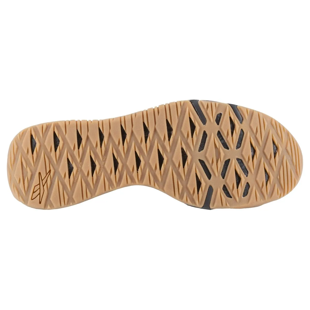 Reebok Men's Black and Brown Athletic Round Toe Nanoflex TR Work Shoe