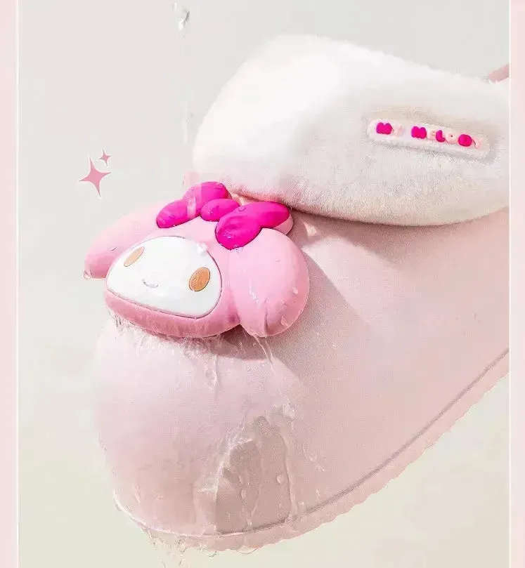 Sanrio Plush Thick-soled Slippers