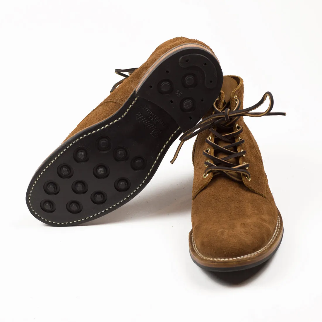 Service boot, aged bark roughout suede