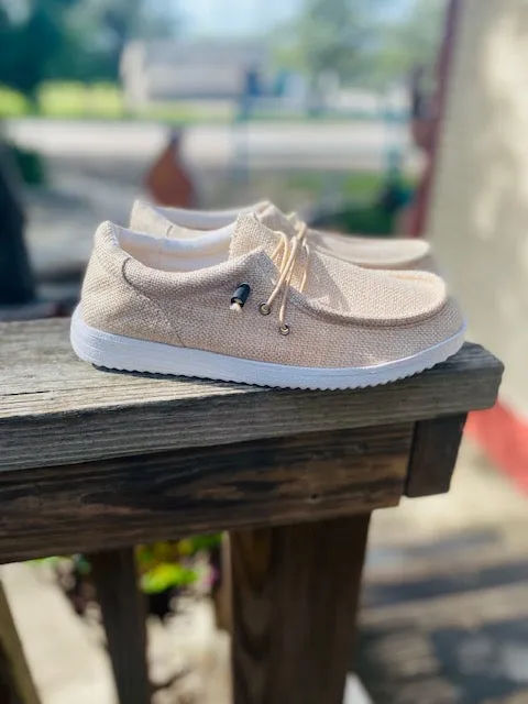 Taupe Slide on Sneaker