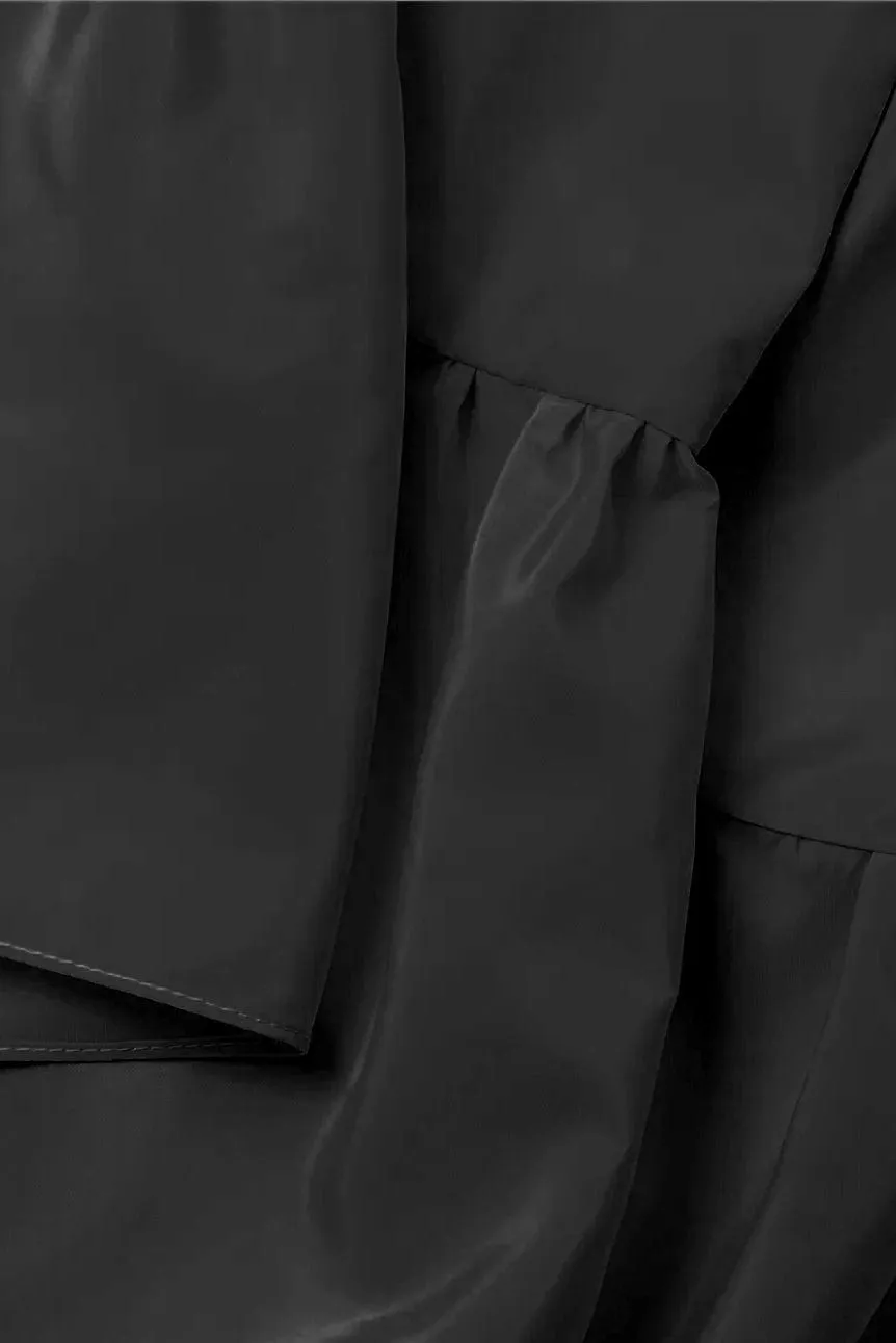 The Yolanda | Black High-Low Maxi Gown