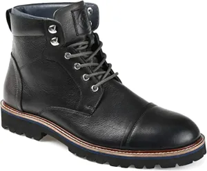 Thomas & Vine Men's Reddick Cap Toe Ankle Boot  Color Black Size 10.5M