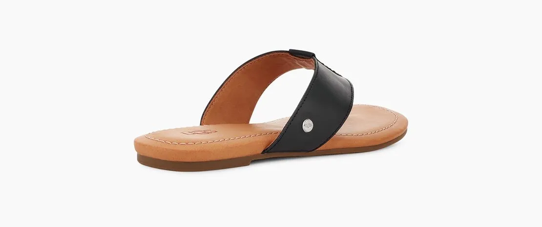 UGG Womens Carey Flip Flop - Black