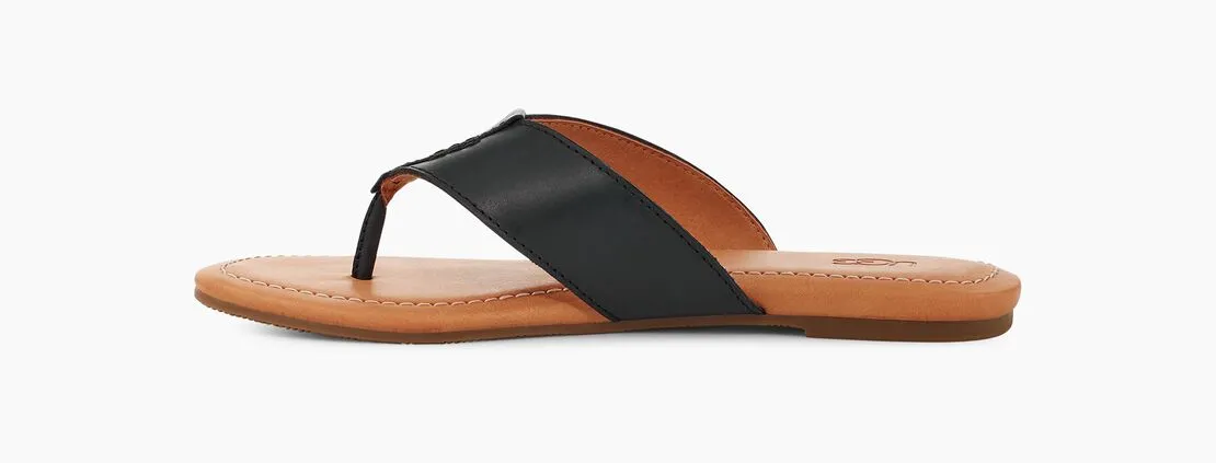 UGG Womens Carey Flip Flop - Black