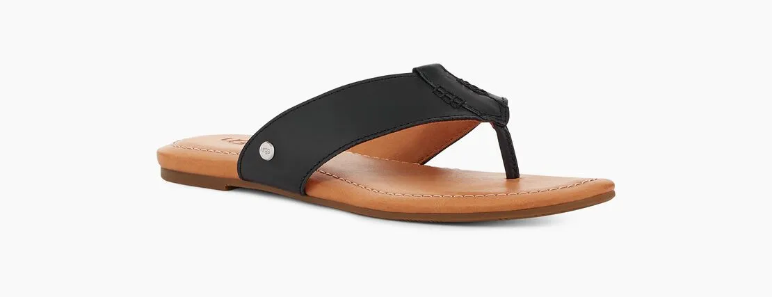 UGG Womens Carey Flip Flop - Black