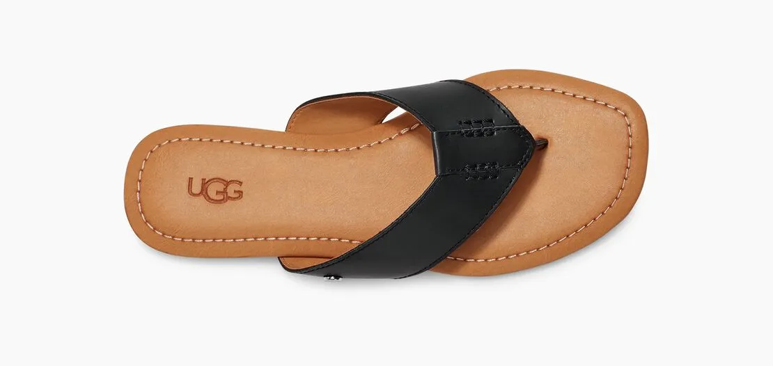 UGG Womens Carey Flip Flop - Black