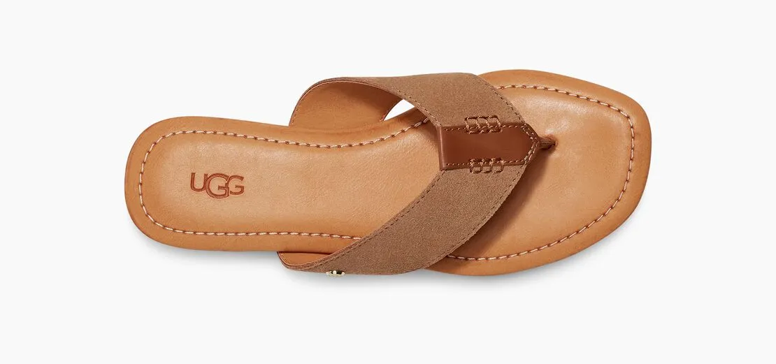 UGG Womens Carey Flip Flop - Chestnut