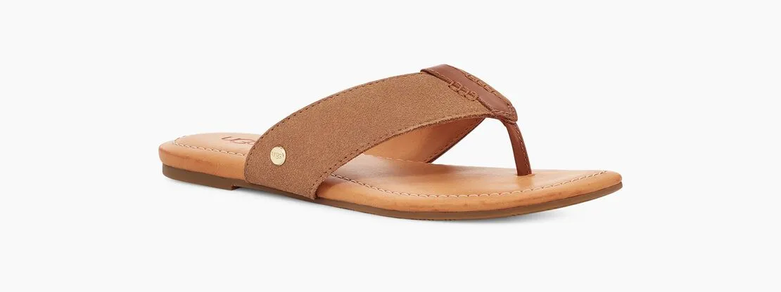 UGG Womens Carey Flip Flop - Chestnut