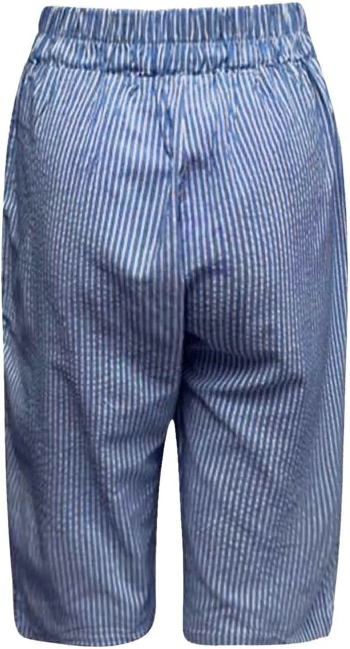 Women's Linen Pants Summer Casual Straight Wide Leg Palazzo Pants Ladies Lounge Trouser Lightweight Beach with Pocket