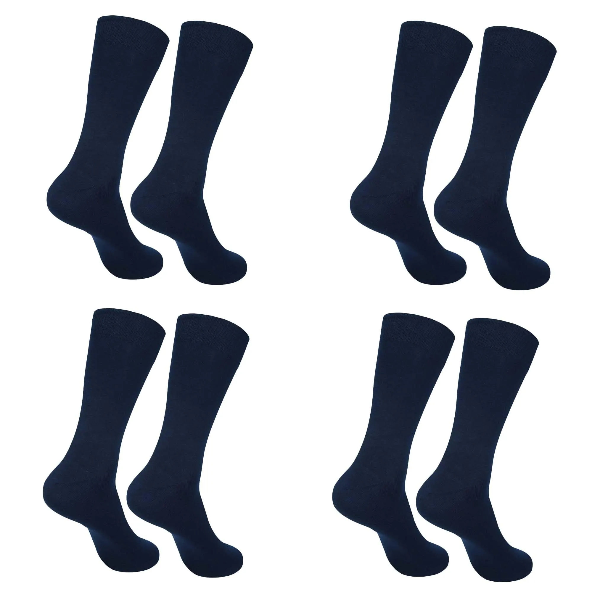 Womens Trouser Socks|Dress Socks Stretchy Business Professional and Casual Wear Socks|Solid Colors|Pack of 4