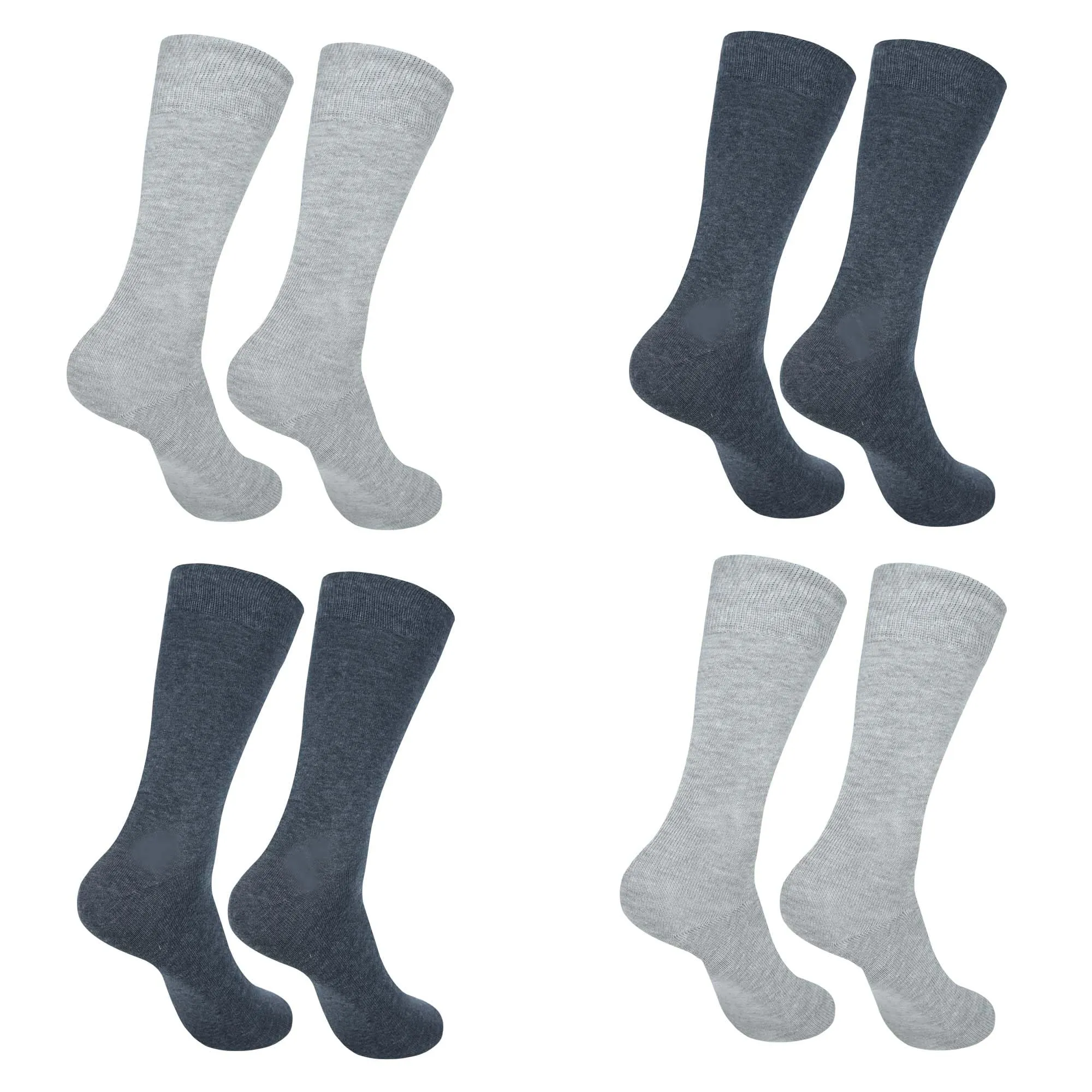 Womens Trouser Socks|Dress Socks Stretchy Business Professional and Casual Wear Socks|Solid Colors|Pack of 4
