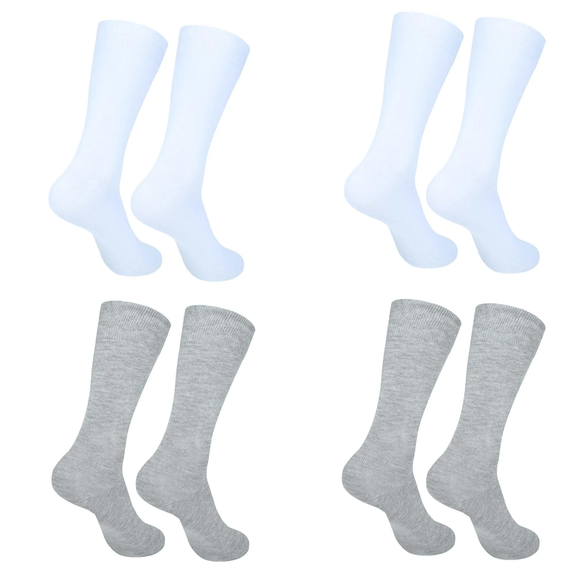 Womens Trouser Socks|Dress Socks Stretchy Business Professional and Casual Wear Socks|Solid Colors|Pack of 4