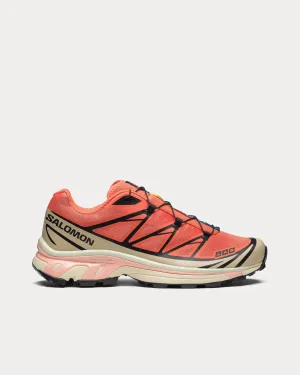 XT-6 Living Coral / Black / Cement Low Top Sneakers