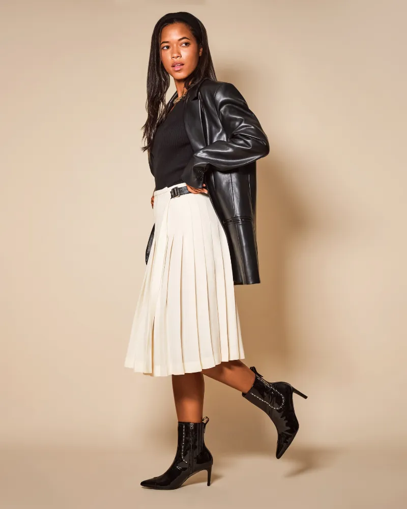 Zoe Black Heeled Boot